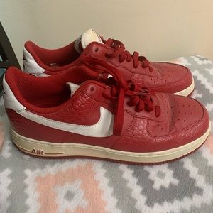 Air Force 1 varsity red